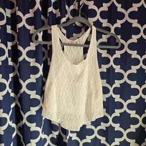 Vintage White Lace Tank Top